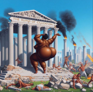 end-of-civilization-300x297 Imaginea zilei - Sfârșitul civilizației occidentale